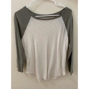 Army Green Baseball Tee